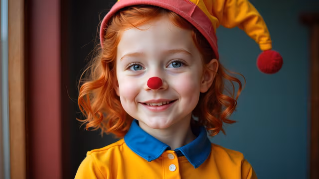 Child Clown Portrait