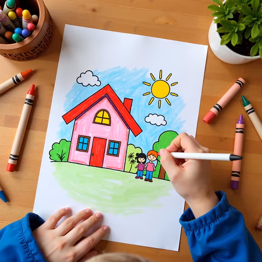 Child's Drawing - Illustration