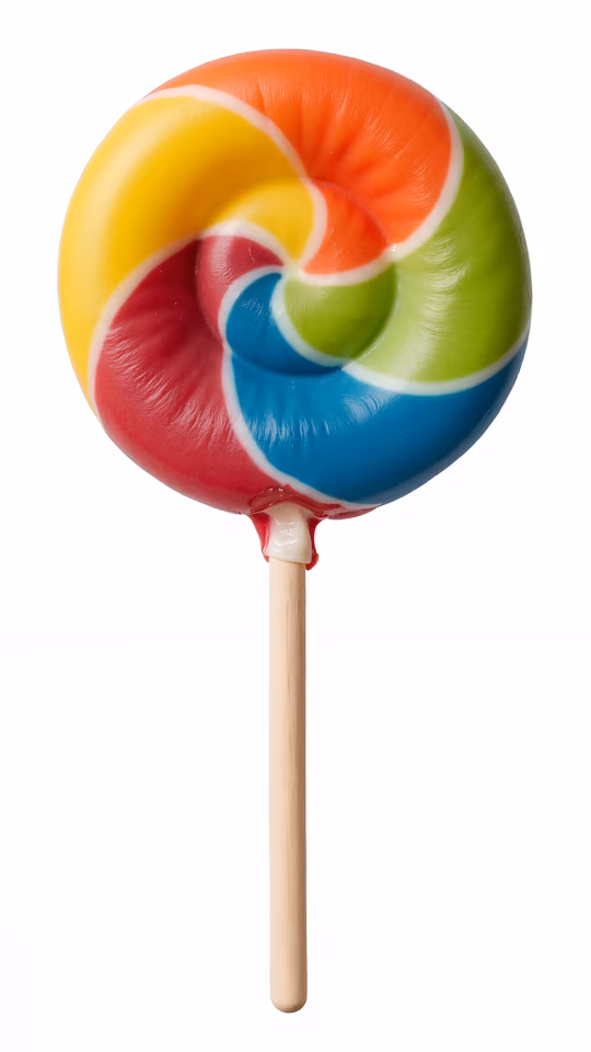 Colorful Swirl Lollipop