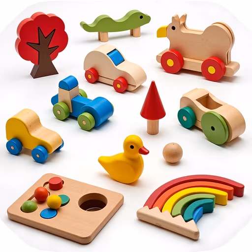 Colorful Wooden Toys