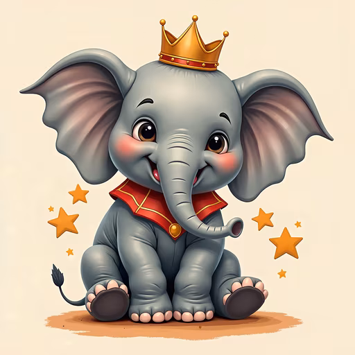 Crown-Erasing Elephant