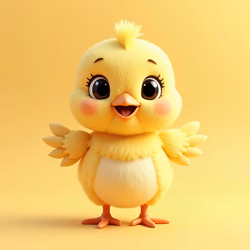 Cute Cartoon Chick