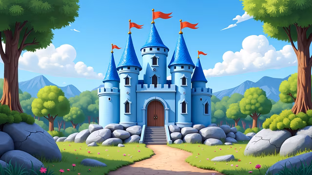 Fairy Tale Castle Illustration