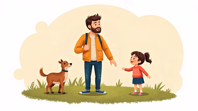 Family Adventure Illustration