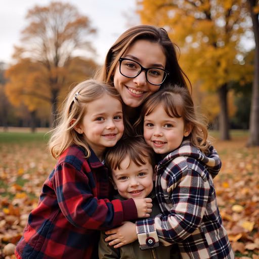 Family Portrait in Autumn