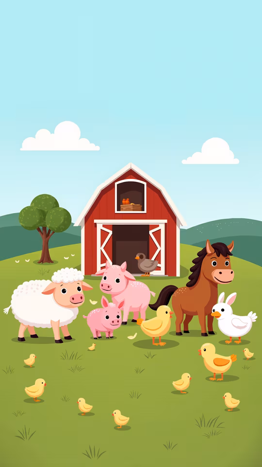 Farmyard Friends Illustration