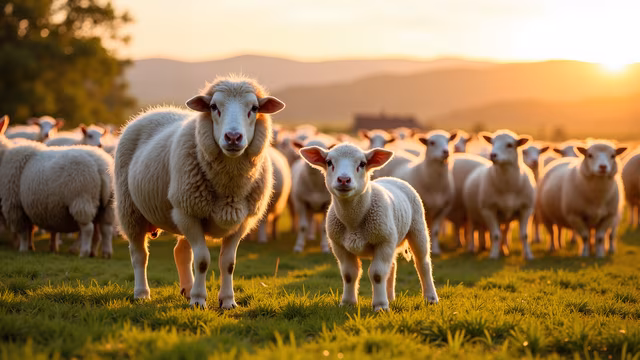 Golden Pasture Sheep