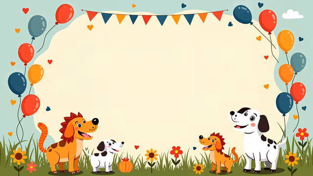 Happy Birthday Party Illustration