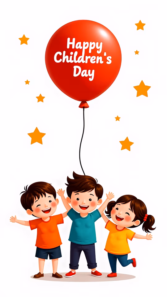 Happy Children's Day Illustration