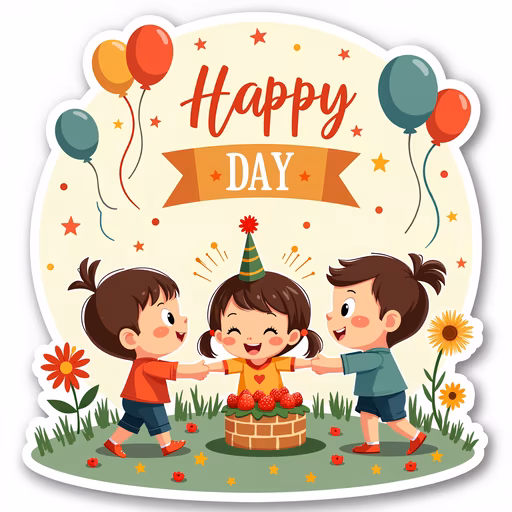 Happy Day Illustration