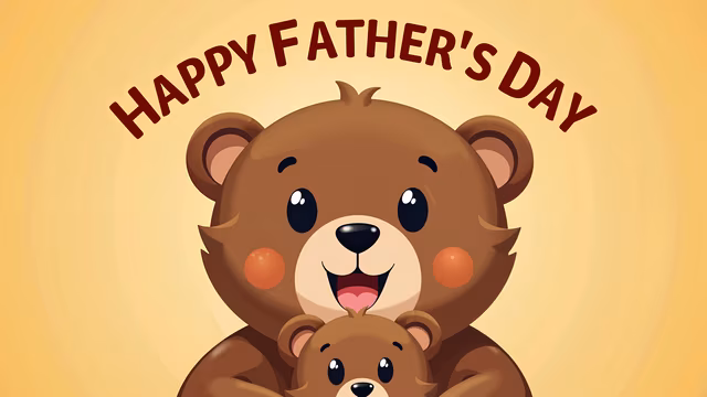 Happy Father's Day Illustration
