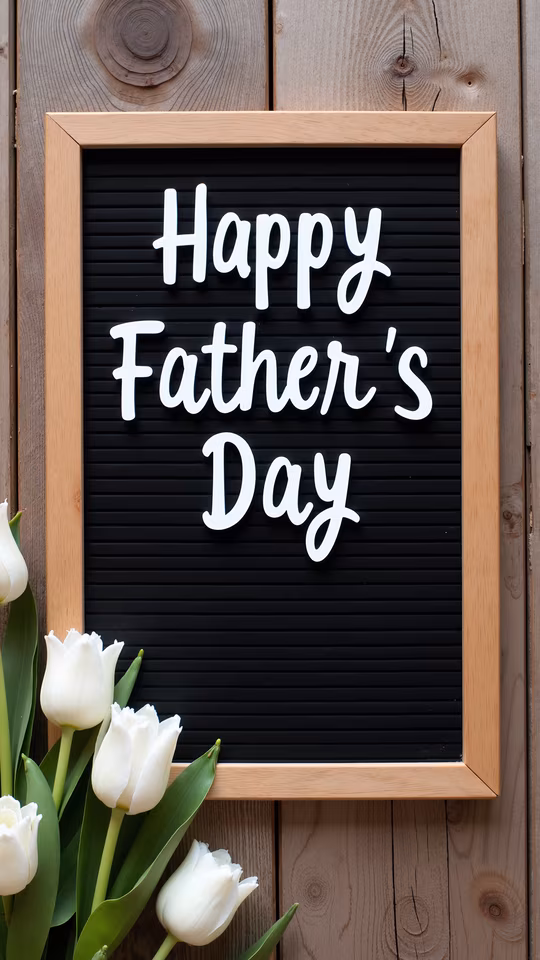 Happy Father's Day Letterboard