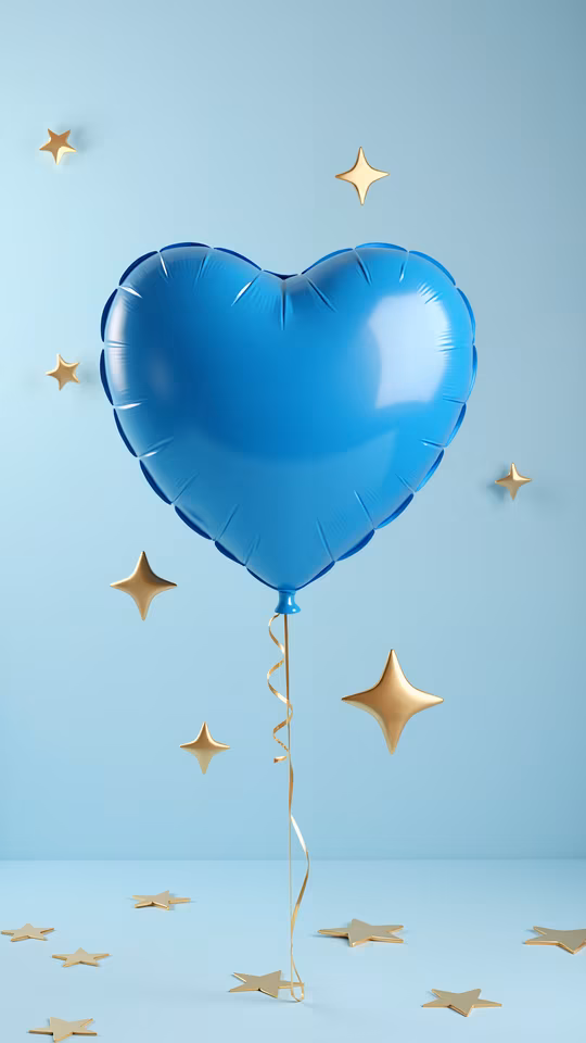 Heart Balloon Illustration