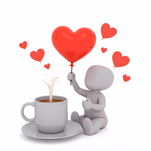Heart Balloon Illustration