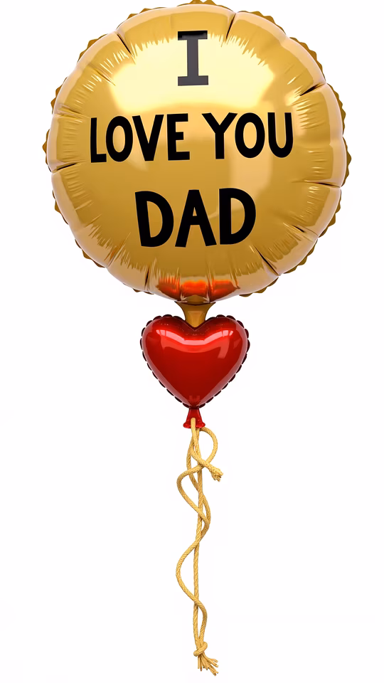 I Love You Dad Balloon