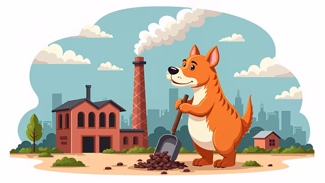 Industrial Squirrel Illustration
