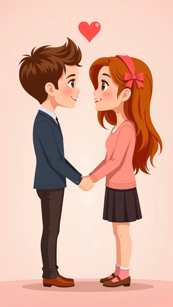 Two individuals holding hands, symbolizing love and connection.