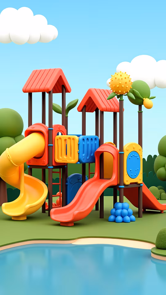 Playful Playground Illustration