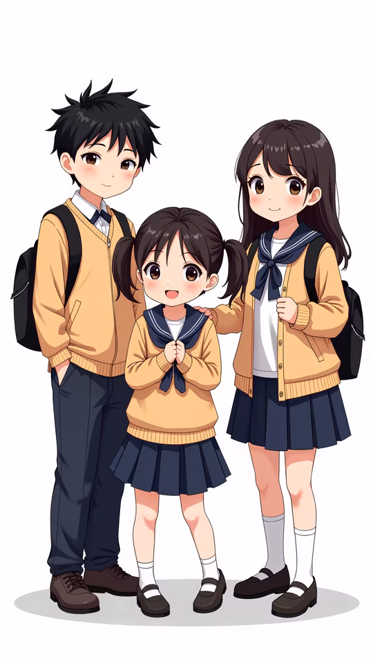 School Friends - Illustration