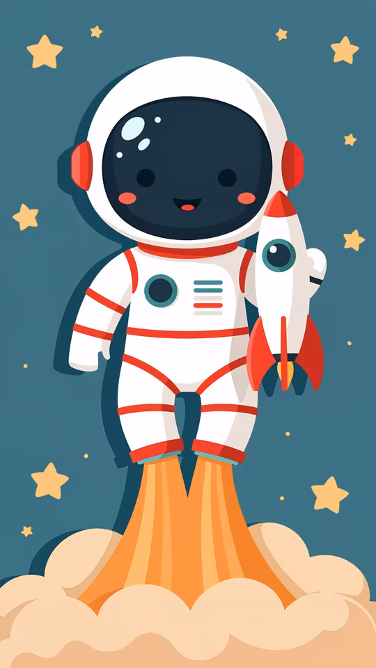 Space Adventure Illustration