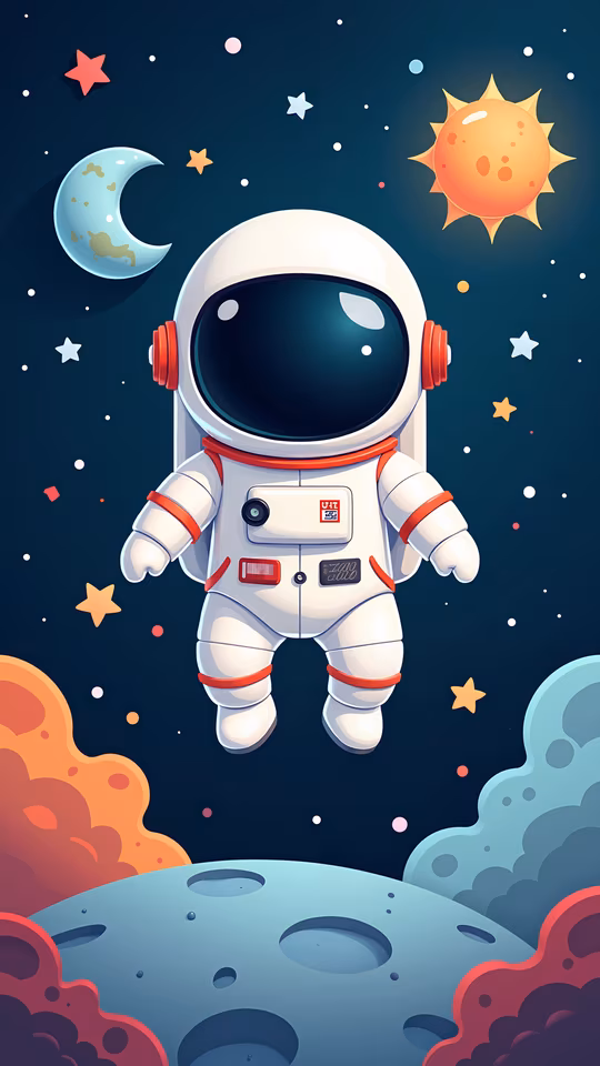 Space Explorer Illustration