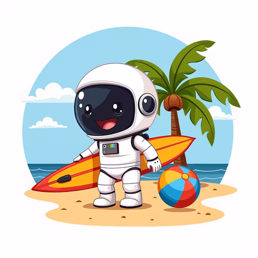 Space Explorer on Vacation