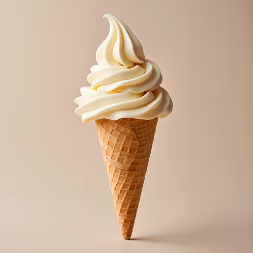 Vanilla Ice Cream Cone