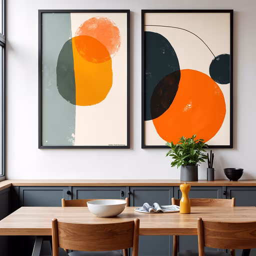 Abstract Circles Composition