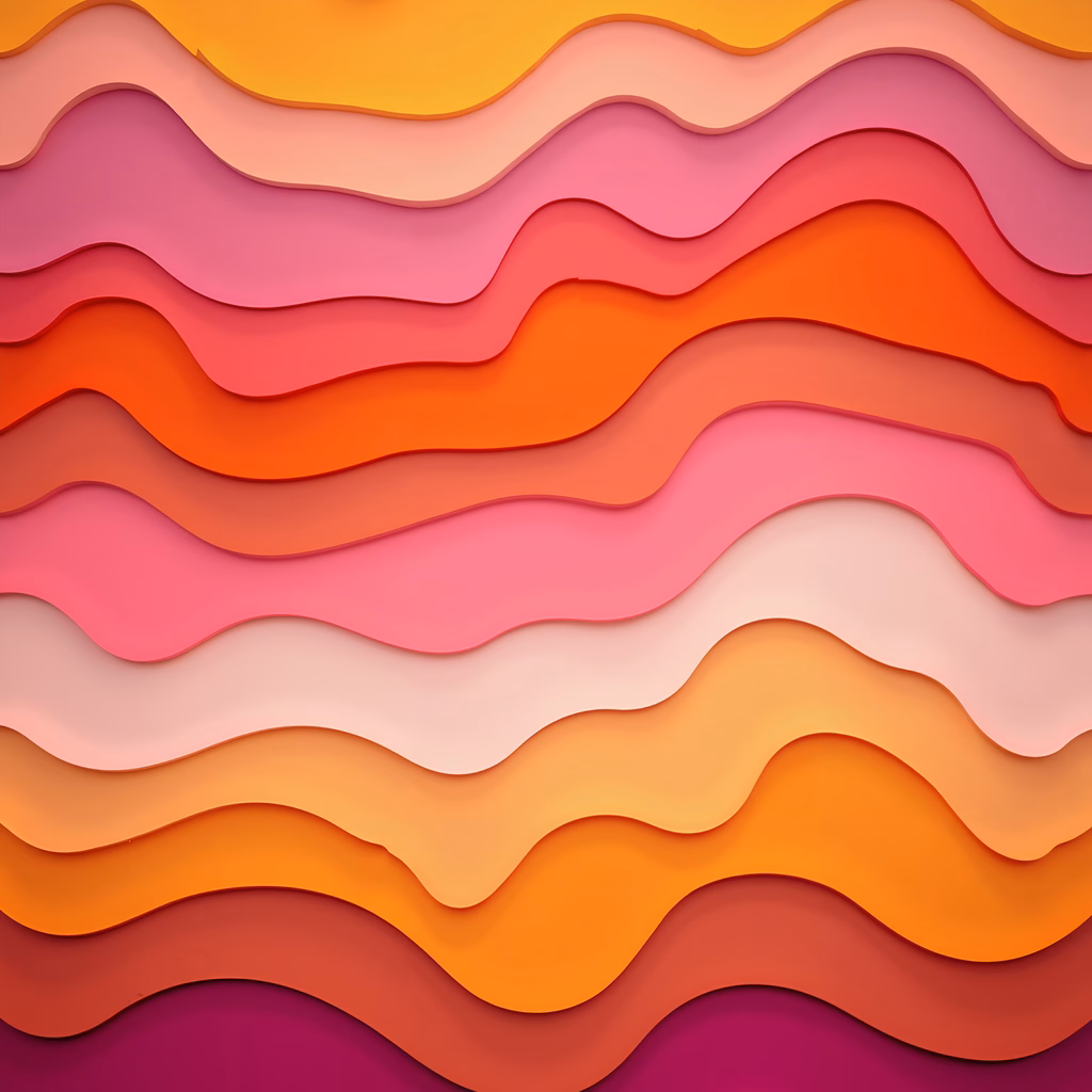 Vibrant abstract waves in modern art style.