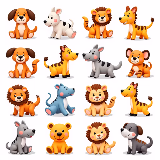 Cartoon Animals Collection