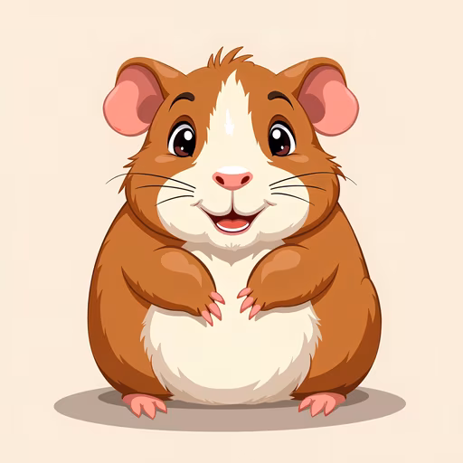 Cartoon Hamster