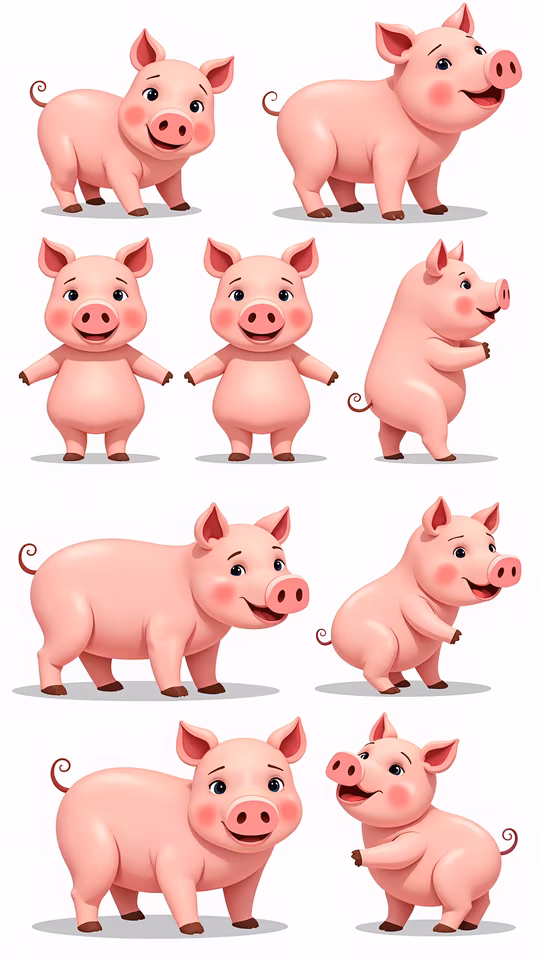 Cartoon Pigs
