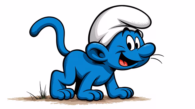 Cartoon Smurf