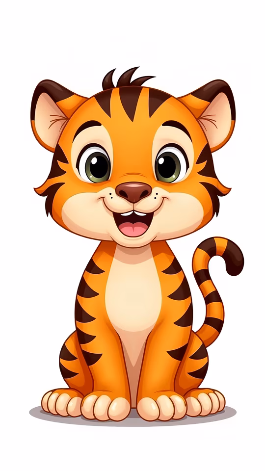 Cartoon Tiger