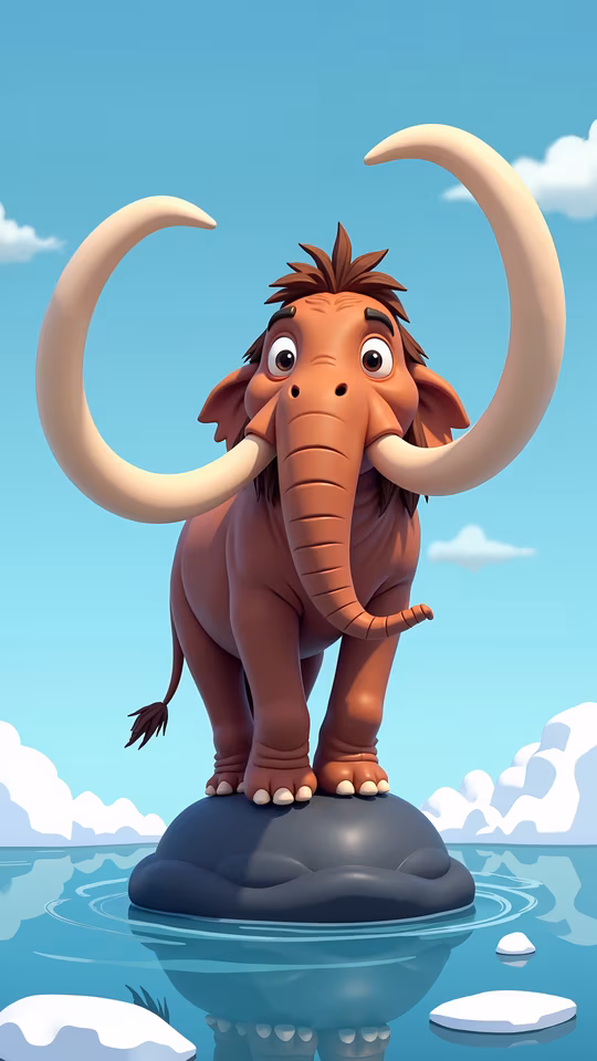 Cartoon Woolly Mammoth