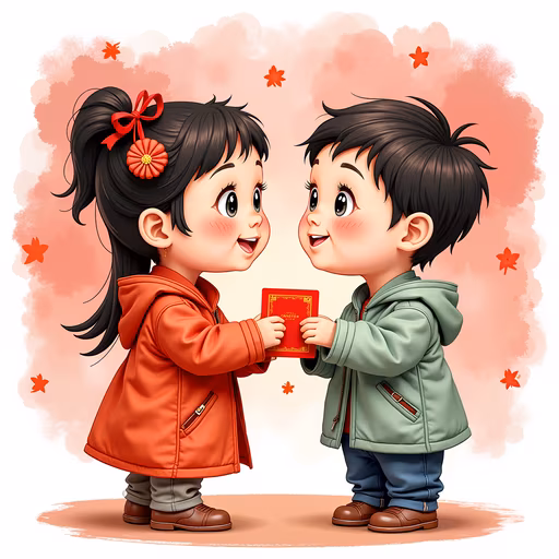 Children Sharing a Secret