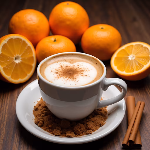 Cinnamon Latte with Citrus