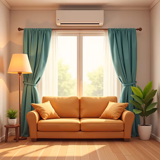 Cozy Living Room Illustration