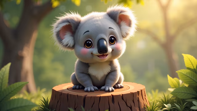 Cute Koala Illustration