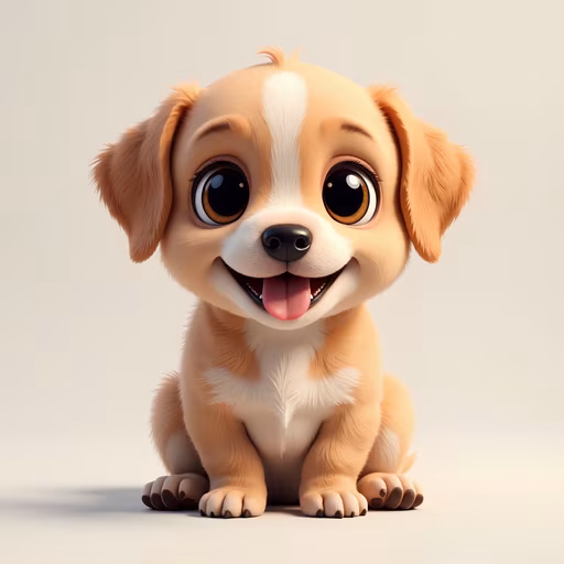 Cute Puppy Illustration