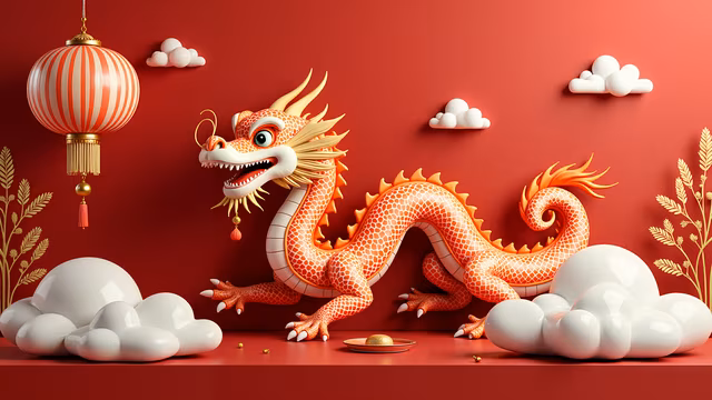 Dragon Festival Illustration