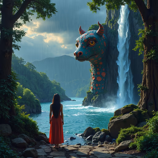 Enchanted Dragon Landscape