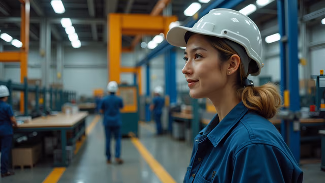 Factory Worker Illustration