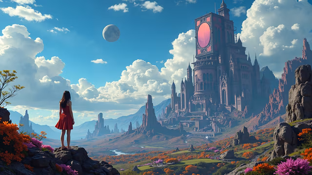 Fantasy Castle Landscape
