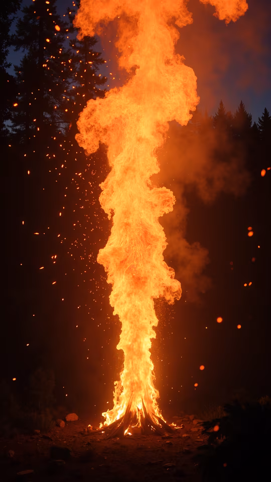 Fiery Bonfire