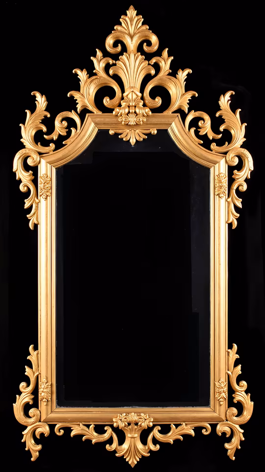Golden Ornate Mirror
