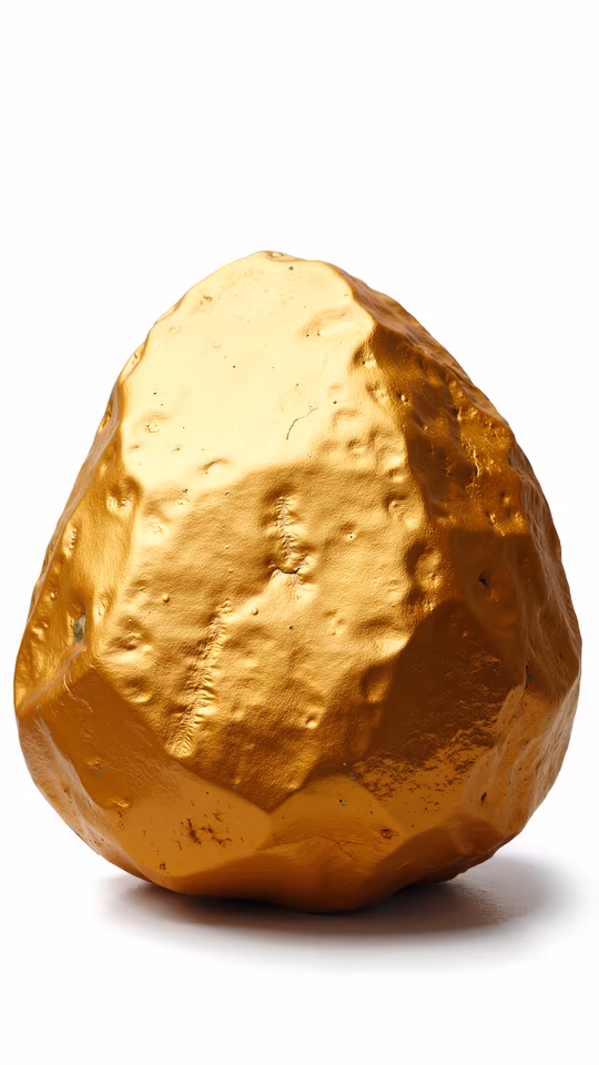 Golden Rock Illustration
