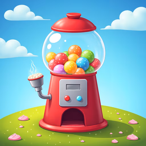 Gumball Machine Illustration