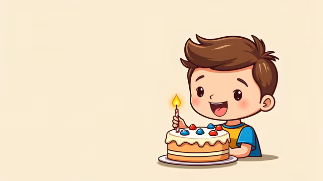 Happy Birthday Illustration