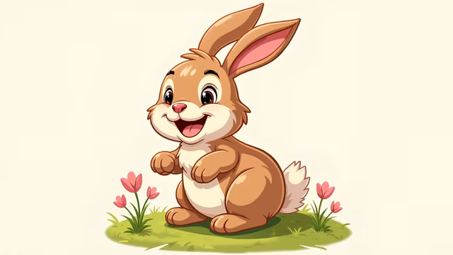 Happy Bunny Illustration